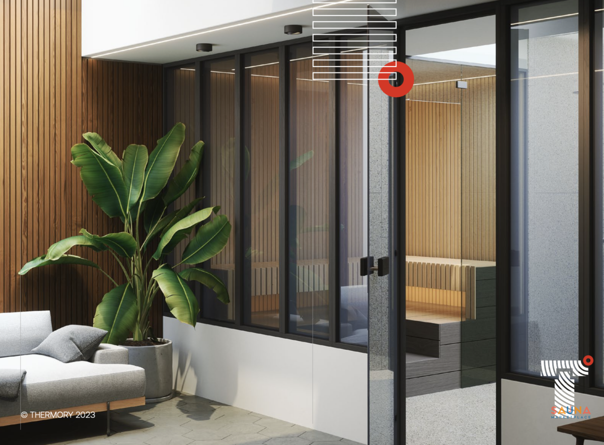 Black Aspen Indoor Sauna Windows By Thermory - Image 4